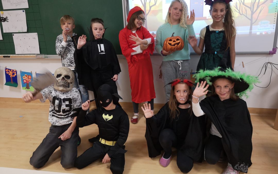 Halloween pri uri angleščine